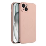 Futera Silicone Mag Cover kompatybilny z MagSafe do IPHONE 15 PLUS rowy