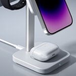 ESR HALOLOCK 3IN1 WATCH MAGNETIC MAGSAFE WIRELESS CHARGER WHITE