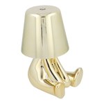 Lampka nocna GOLD MAN Art Deco siedzcy (wzr 5) MLTL