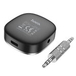 HOCO adapter AUX Jack 3,5 mm BLUETOOTH z wywietlaczem E80 czarny