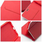 Kabura LUNA Book Carbon do IPHONE 16 Pro czerwony
