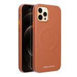 Futera Roar Leather Mag Case kompatybilny z MagSafe - do iPhone 12 Pro Brzowy