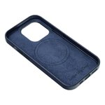 Leather Mag Cover kompatybilne z MagSafe do IPHONE 15 PLUS niebieski