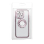 Futerał GLAM do IPHONE 15 pudrowy róż