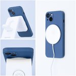 Futerał Silicone Mag Cover kompatybilny z MagSafe do IPHONE 15 PRO niebieski