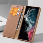 DUX DUCIS kabura HIVO do SAMSUNG S23 Plus brzowa
