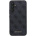GUESS futera do SAMSUNG A35 GUOHCSA35G4GFGR (PU 4G Classic Metal Logo) czarny