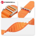 FORCELL F-DESIGN FA13 pasek / opaska do Apple Watch 38/40/41mm pomaraczowa