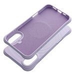 Silicone Zephyr Mag Cover kompatybilny z MagSafe do IPHONE 16 PLUS liliowy