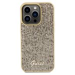 Oryginalne Etui GUESS Hardcase GUHCP14LPMSDGSD do iPhone 14 Pro (Disco Script Metal / zoty)