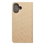 Kabura SENSITIVE Book do IPHONE 16 Plus złoty