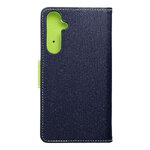 Kabura Fancy Book do SAMSUNG A35 granatowy / limonkowy
