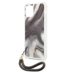 Oryginalne Etui GUESS Hardcase GUHCP12SKSMAGR do iPhone 12 MINI (Kolekcja Marble / szary)
