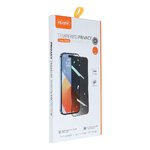 Szko Hartowane 6D Pro Veason Privacy Glass - do Iphone 13 czarny