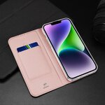 DUX DUCIS Skin Pro - futerał z klapką do Apple iPhone 15 Plus różowy