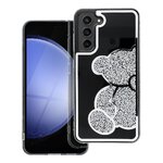 Futerał TEDDY BEAR do SAMSUNG S20 FE / S20 FE 5G srebrny