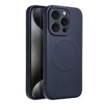 Futera Silicone Mag Cover kompatybilny z MagSafe do IPHONE 15 PRO tytanowy niebieski