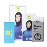 Szko Hartowane 5D Mr. Monkey Glass - Apple iPhone 15 Plus czarny (Strong Privacy)
