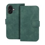 Kabura TENDER Book do IPHONE 16 zielony