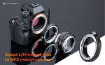 Adapter bagnetowy K&F Concept - Leica M / Sony E