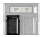 Adapter-płytka ładowarki Newell do akumulatorów BLX-1 do Olympus