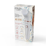 Adler AD 2178 Szczoteczka do oczyszczania twarzy myjka elektryczna masażer 3w1 + wymienne końcówki
