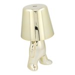 Lampka nocna GOLD MAN Art Deco stojcy (wzr 8) MLTL