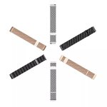 DUX DUCIS pasek MILANESE magnetyczny ze stali nierdzewnej 20 mm srebrny