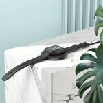 HOCO ładowarka indukcyjna 3w1 Typ C kompatybilna z MagSafe 15W CW41 czarna