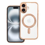 Futerał ELECTRO MAG COVER kompatybilny z MagSafe do IPHONE 16 złoty