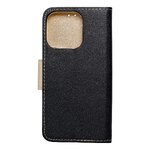 Kabura Fancy Book do IPHONE 15 PRO czarny / zoty