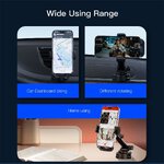 FORCELL F-Grip Guardian uchwyt samochodowy do szyby/deski czarny