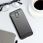 Futerał CARBON do SAMSUNG Galaxy A6 ( A6 2018 ) czarny