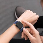 DUX DUCIS pasek LD silikonowy do Apple Watch 42 / 44 / 45 mm niebieski