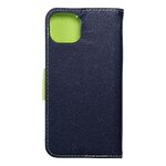 Kabura Fancy Book do IPHONE 15 PLUS granatowy / limonkowy