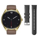 HOCO smartwatch z funkcją rozmowy AMOLED Y22 złoty szampański