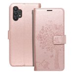 Kabura MEZZO Book do SAMSUNG A32 LTE ( 4G ) drzewo złoty róż