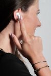 FORCELL F-AUDIO suchawki bezprzewodowe / bluetooth stereo TWS Master PRO biae