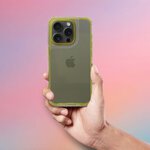 Futerał MATRIX CLEAR do IPHONE 16 Pro Max żółty