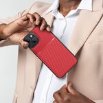 Futera NOBLE do IPHONE 15 czerwony