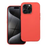 Futera SILICONE do IPHONE 15 PRO brzoskwiniowy