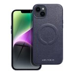 Futera Roar Leather Mag Case kompatybilny z MagSafe - do iPhone 14 Plus Granatowy