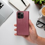 Kabura SMART MAGNETO do IPHONE 16 burgundowy
