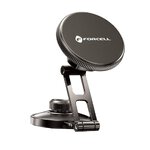 FORCELL F-Grip IronSecure uchwyt samochodowy do szyby/deski kompatybilny z MagSafe czarny