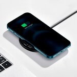 BASEUS SIMPLE MAGNETIC MAGSAFE WIRELESS CHARGER 15W VISIBLE