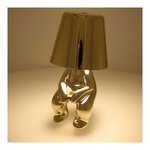 Lampka nocna GOLD MAN Art Deco siedzcy (wzr 2) MLTL
