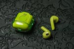BLUE STAR suchawki bezprzewodowe / bluetooth stereo TWS Transparency Fi22 zielone