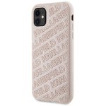Oryginalne Etui KARL LAGERFELD Hardcase KLHCN61PQKPMP do iPhone 11 (Quilted K Pattern / rowy)