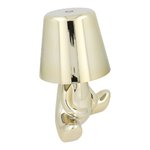 Lampka nocna GOLD MAN Art Deco siedzcy (wzr 7) MLTL