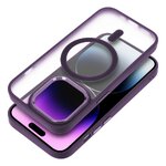 Futera Matte Mag Cover kompatybilny z MagSafe do IPHONE 15 PLUS fioletowy